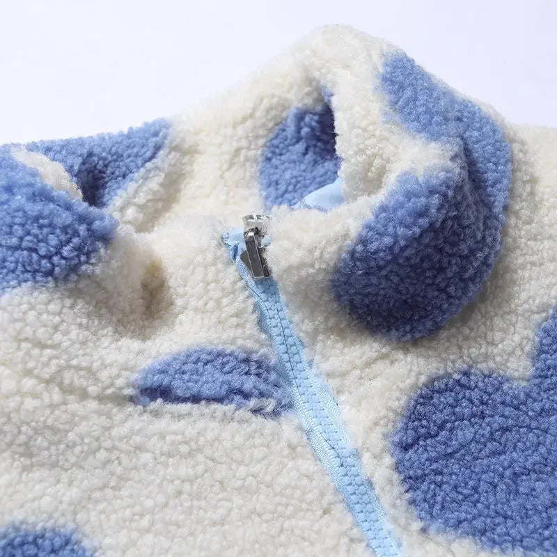 Katharina™ | Vendbar jakke med hjerter