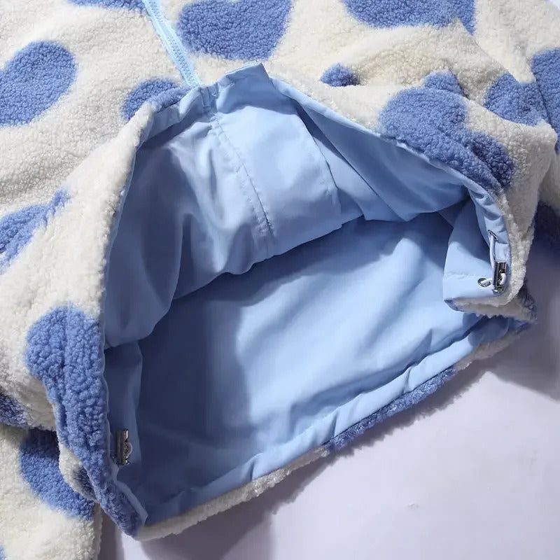 Katharina™ | Vendbar jakke med hjerter